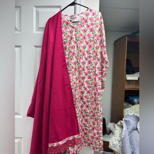 Brand NEW 3 piece designer Pakistani Khaddar suit